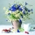 Calendar cu imagini Bouquets, 31.5 x 48 cm, 12 file, 2026
